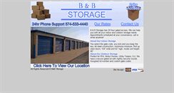 Desktop Screenshot of bnbstorage.com